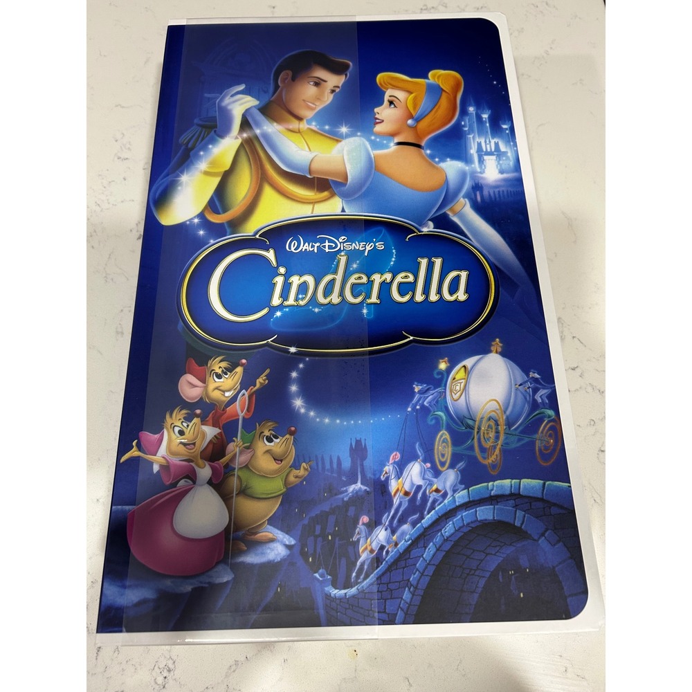 Disney Classic Cinderella Platinum Edition VHS Boxed Throw silk touch Blue 50x70